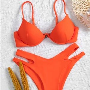 Orange swimsuit